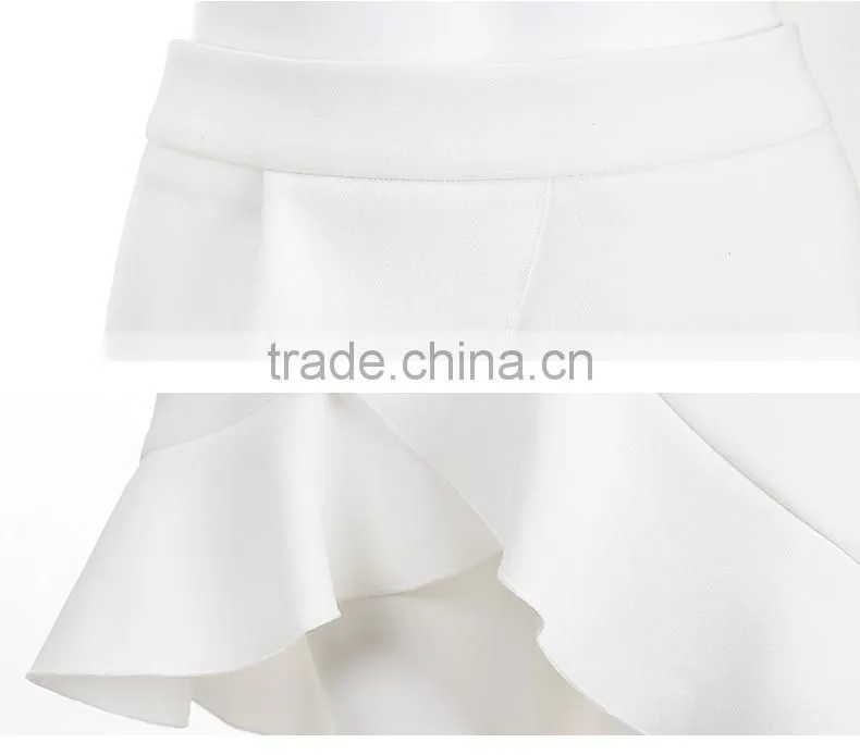 2017 Elegant fashion oem high waist fomal women latest lady skirt