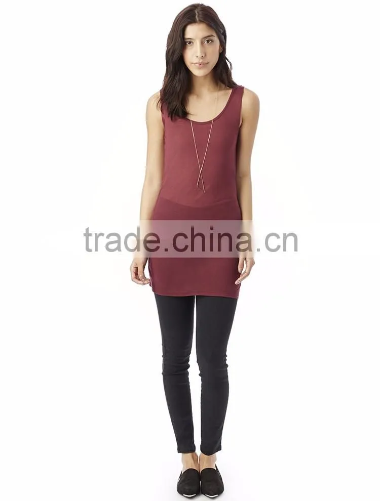 2017 Guangzhou Shandao Summer Woman Fashion Bodycon 95% Cotton 5% Spandex Gym Singlet Tank Top