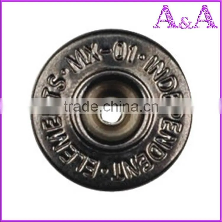 hot sale metal jeans button