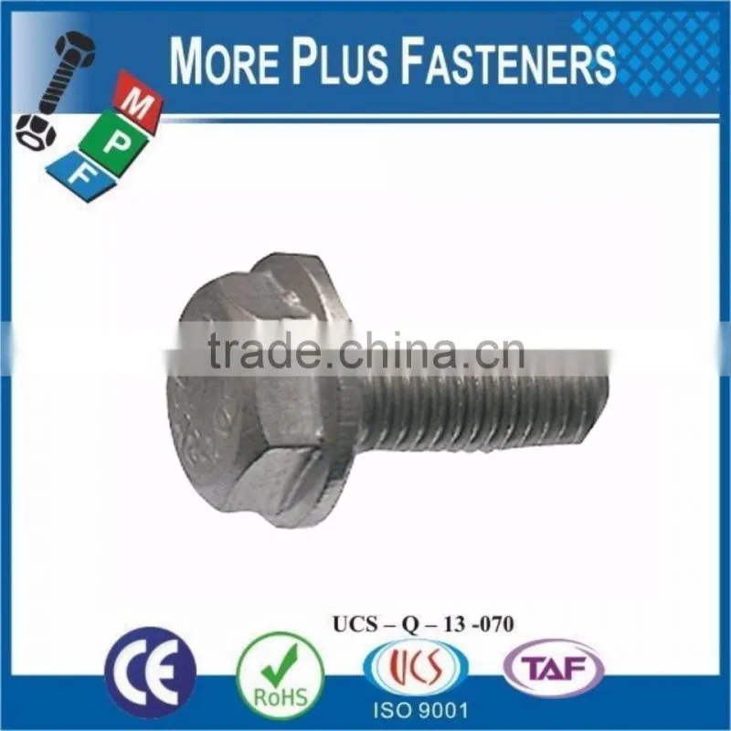 Made In Taiwan DIN 6921 Flange Hexagon Bolt DIN 6921