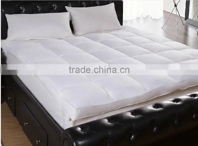 Duck down feather hotel bedding down mattress protector topper