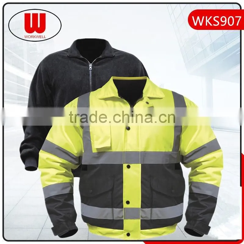 Wholesale 4-in-1 reflective safety jacket