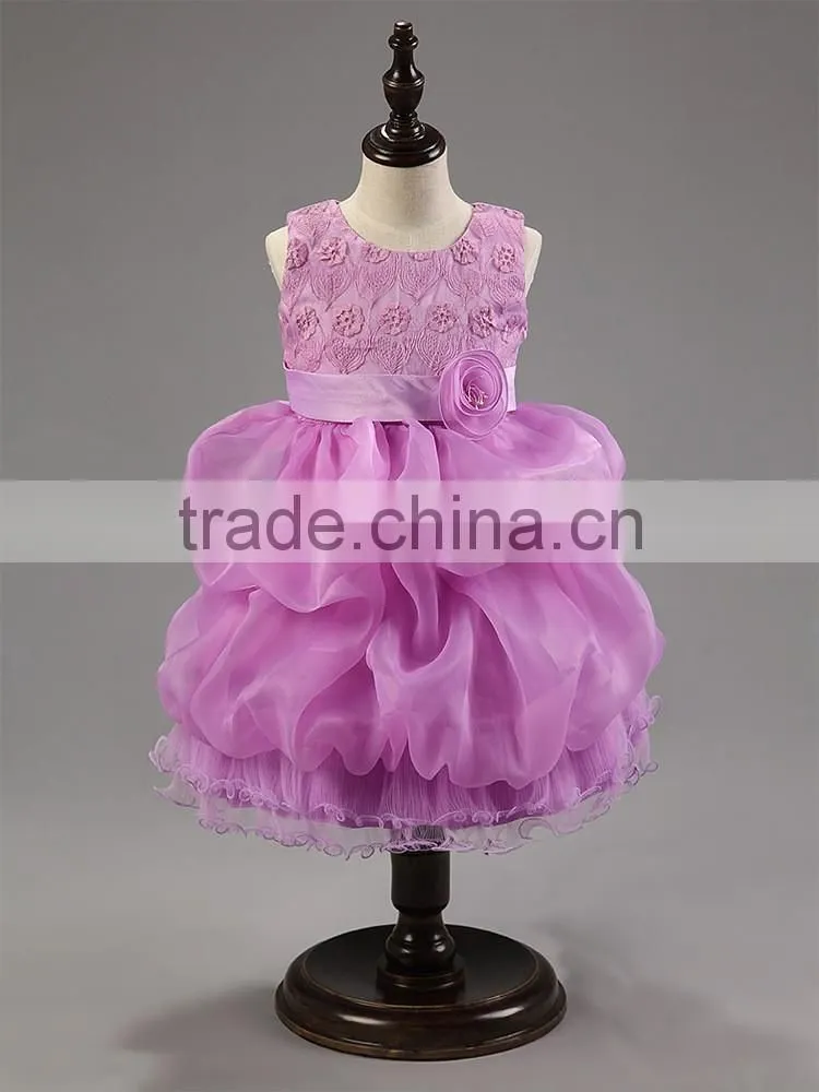 Flower baby girl wedding dress japanese hot girl dress
