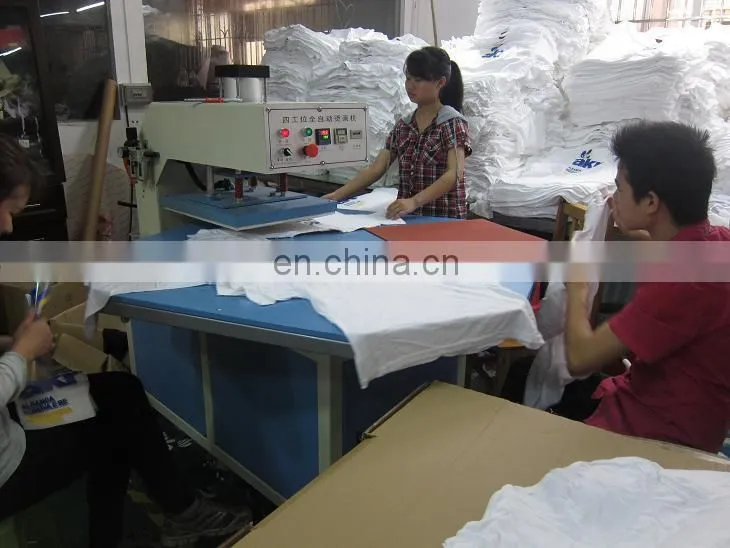Factory supply custom logo CVC mens a shirt