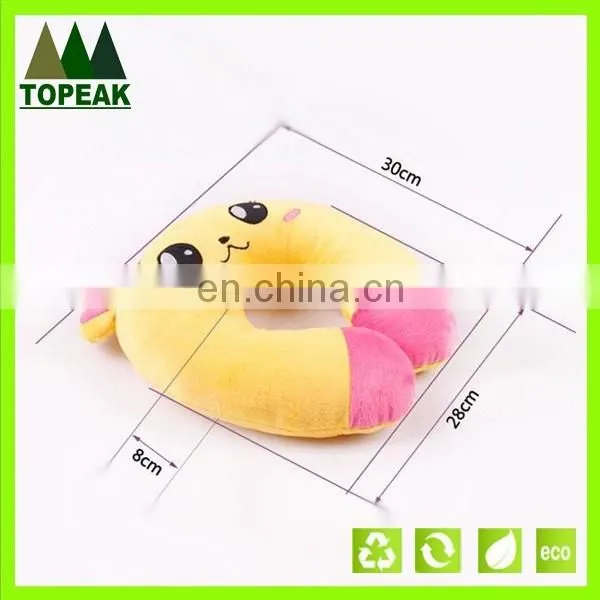 Cheap animal plush toy baby U shape animal plush pillow Travel neck pillow