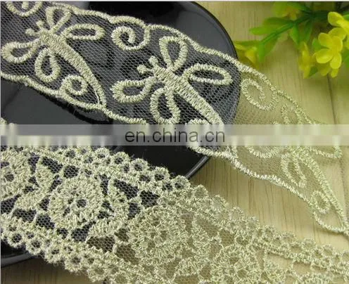 White woven lace for textile