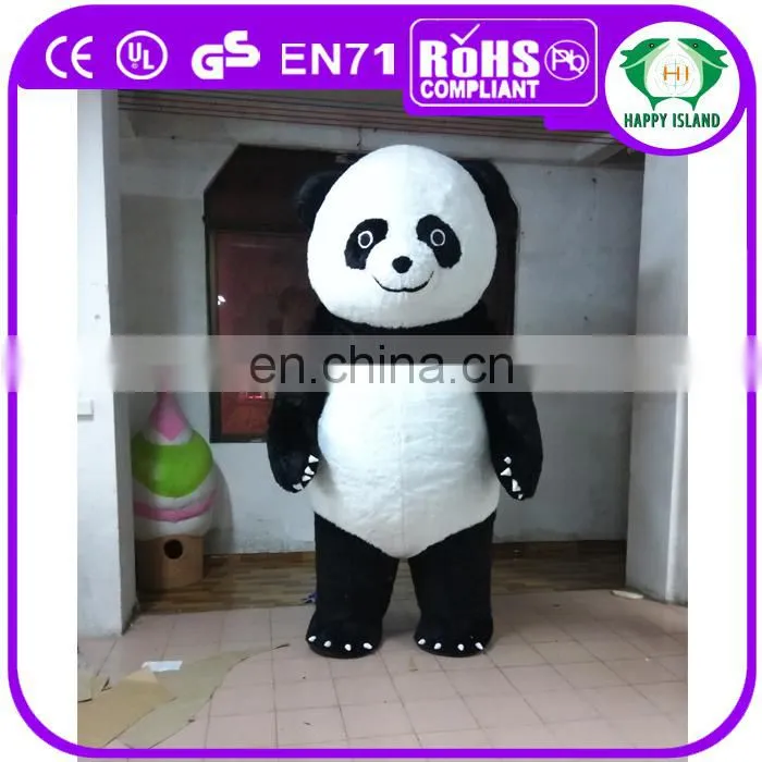 HI CE Standard inflatable polar bear costume, inflatable panda costume