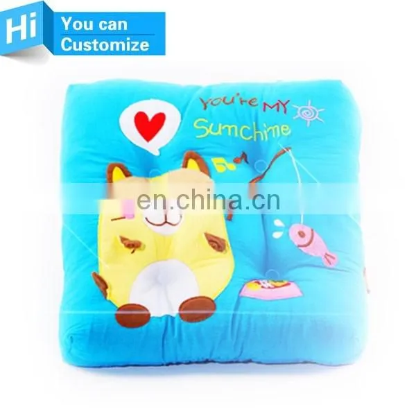 Cartoon Sheep Flannel Thickening Seat Cushions Custom Plush Pillow