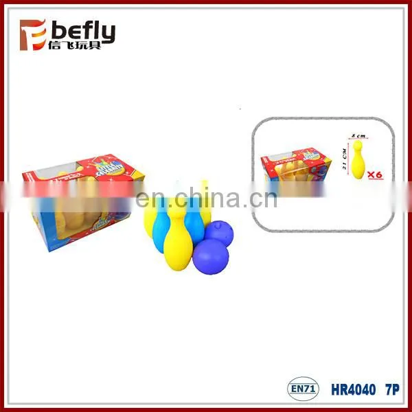 Plastic bowling pin toy for kids