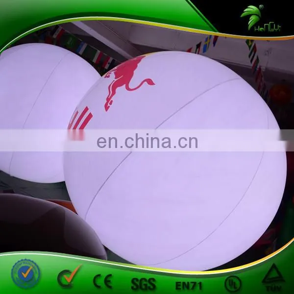 2.5m Helium Inflatable LED Balloon , White LED Lighting Balloon
