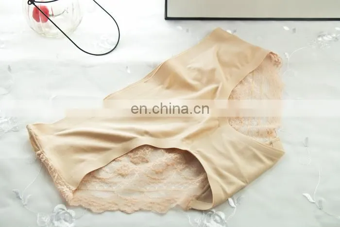 Sexy seamless panties with lace back panty