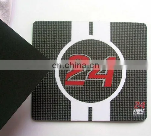 Business gift white eva backing plastic surface mouse pads custom images