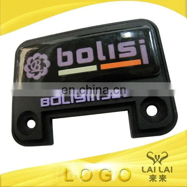 Fashion soft rubber/pvc labels with clothing brand logo
