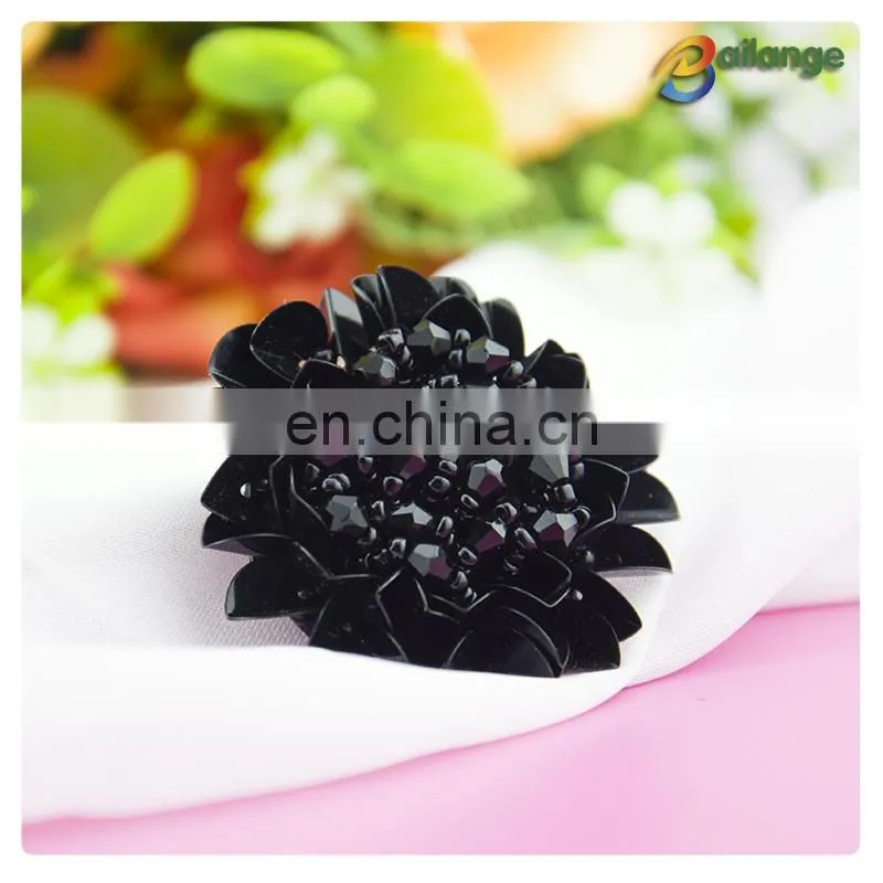 2016 handmade accessories flower beaded decorative garment buttons for children