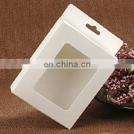 2015 paper box with clear pvc window