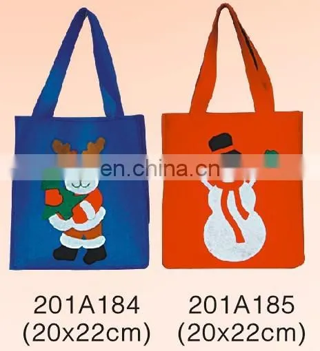 Fashional Style Cheap christmas bags newest customized gloves shaopping bags