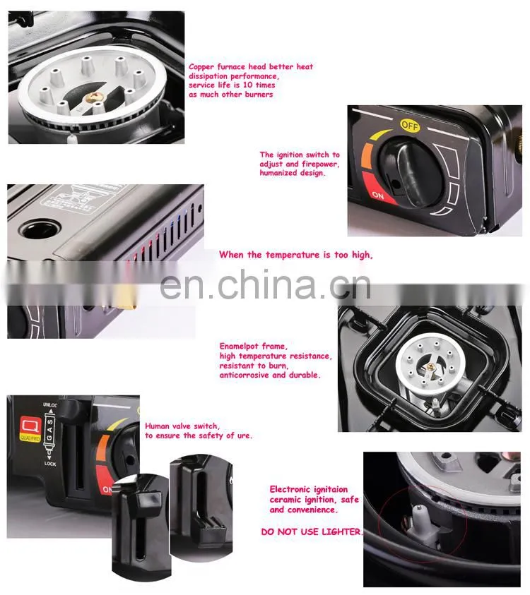 NEW CE CSA AGA portable butane stove