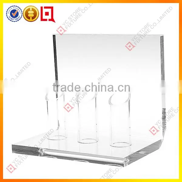 2015 New popular desktop acrylic cosmetics display stand