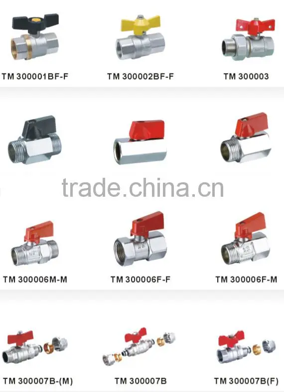 female brass ball valve flare single handle