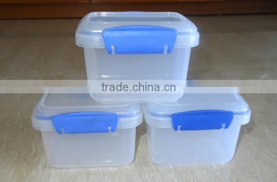 3 pcs set promotional clip plastic food storage container
