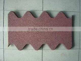 Interlocking Z-Brick Rubber Tile/ Garden paver