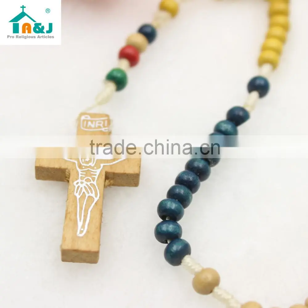 A&J Missionary Wooden Round Rosary