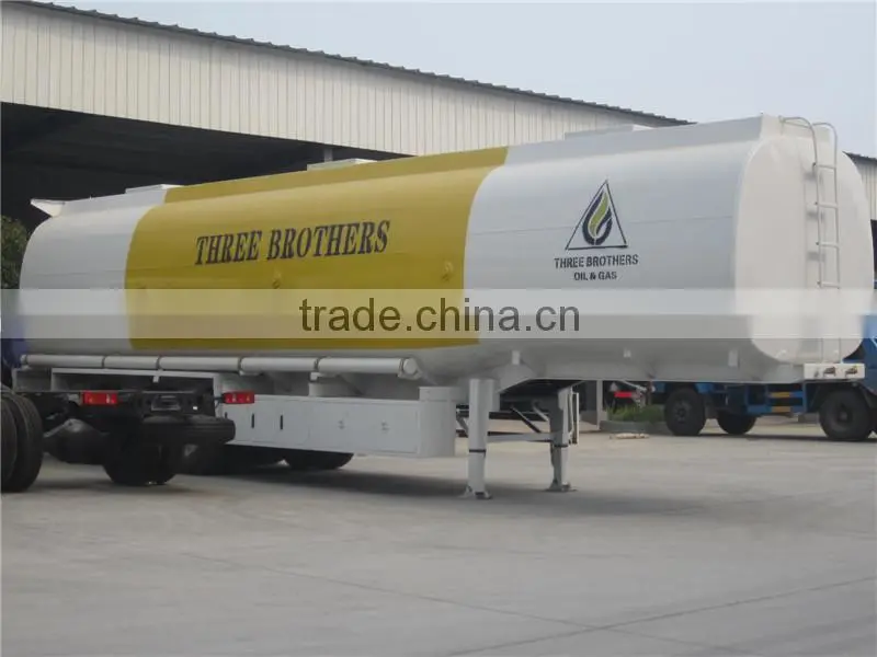 3 axles oil tanker semi trailer