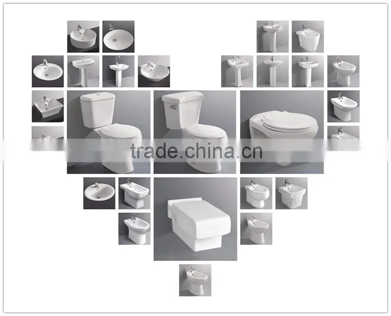 China siphonic one piece ceramic toilet