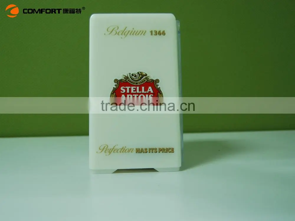 recharging colorful battery operated square led table lamp for bar