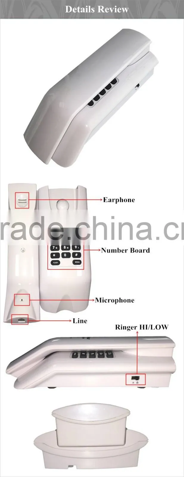 free Logo designed trimline phone cheap desk phones