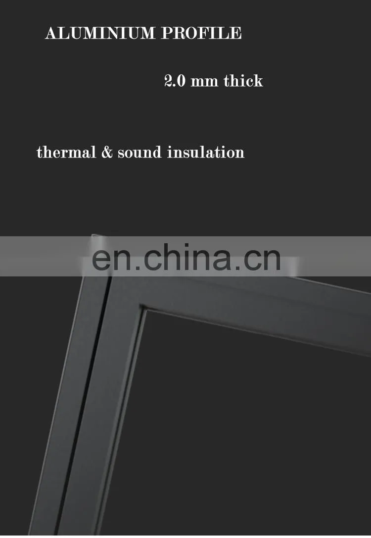 High quality Product Warranty Soundproof Aluminum Glass Windows Shades Security folding window
