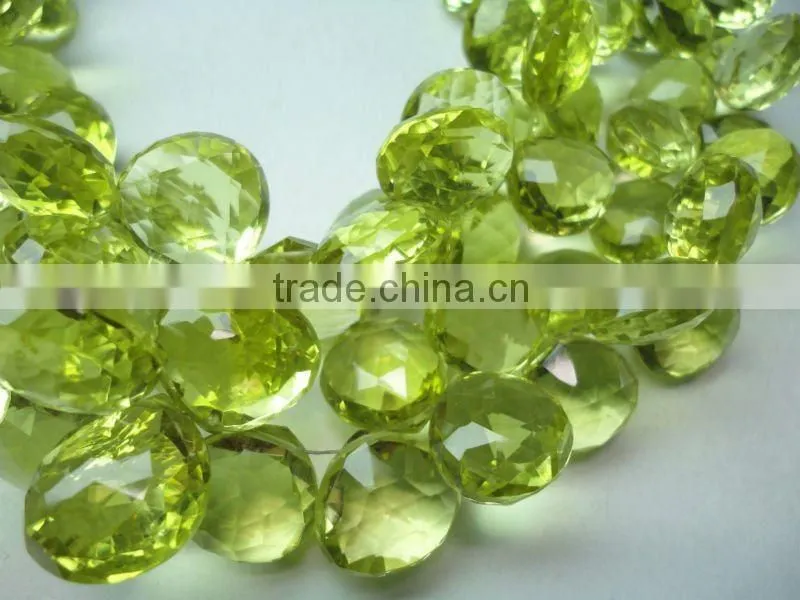 cats eye Briolette Beads drops Strand
