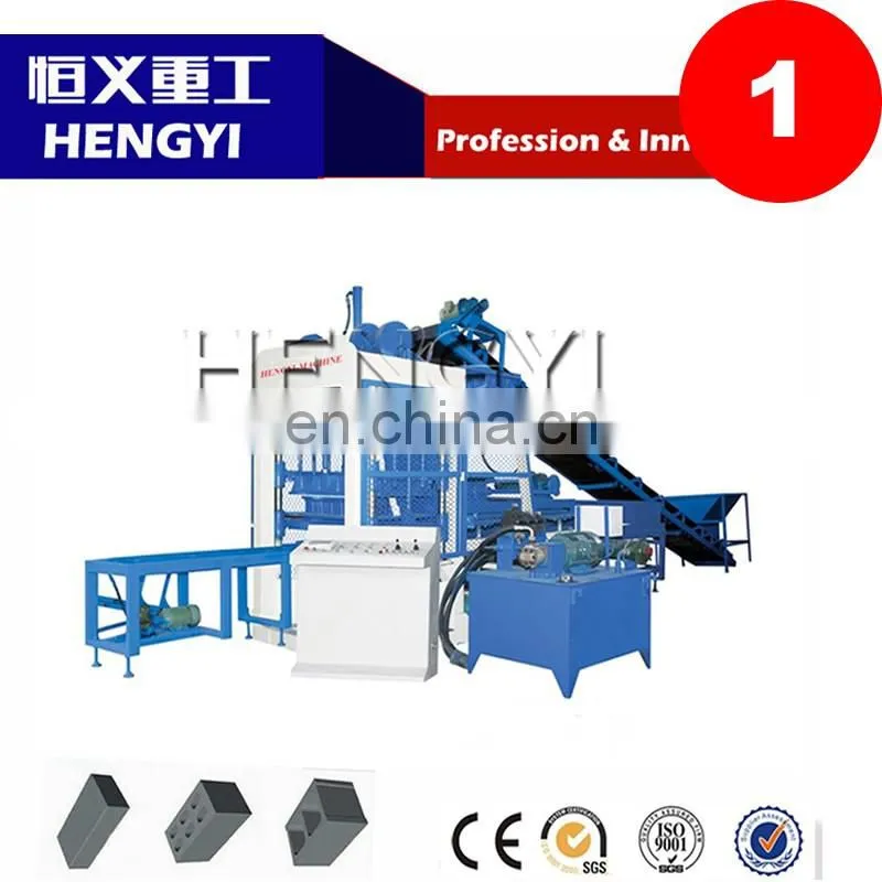 QT4-15 High production full automatic hydraulic concrete hollow block making machine price