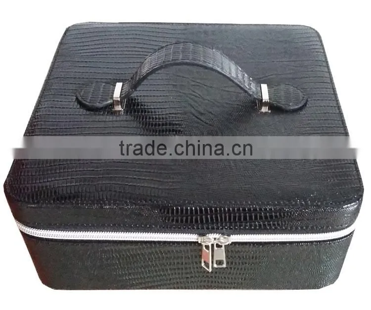 Leather Essential Oil Carrying Case Holds 42, 15ml Bottles, Custom Hard Shell with High Density foam essential oil carry case
