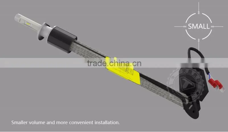 2016 hot selling new led headlight all in one plug&play R4 high power 55w h1 led bulb