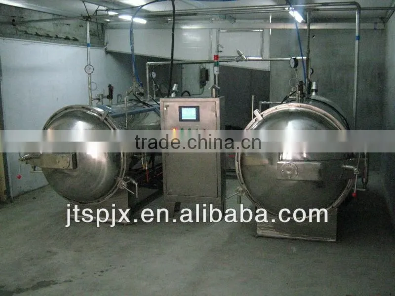 stainless steel two parallel connection pot hot water immersion high quality autocalve