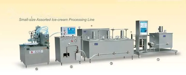 Factory Small Scale Stick Ice Cream Making Machine Cup & Cone Ice Cream Filling Machine Sliced Ice Cream Production Line