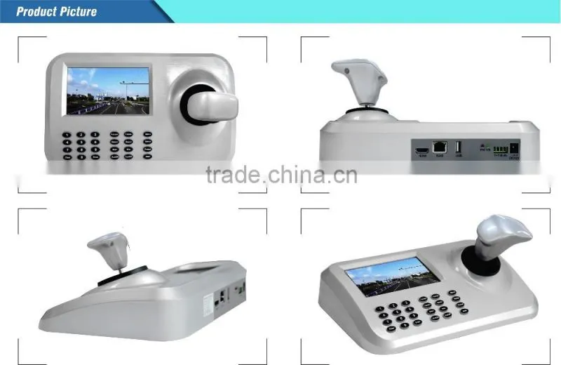 High Speed Dome Camera 3D joystick keyboard for ip speed dome camera with 5inch HD LCD Display