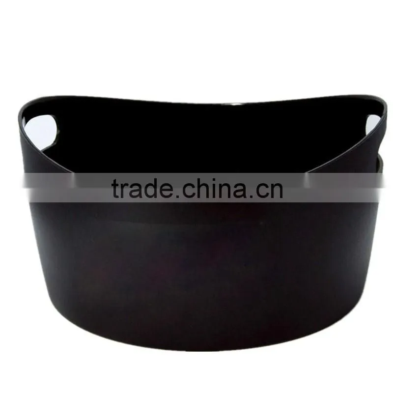 10L Plastic Ice Drink Bucket Champagne Beer Bar Bucket Plastic Party Drink Chiller Tub with Handles