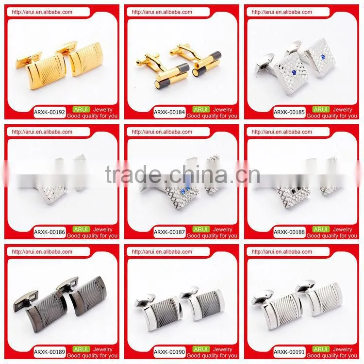 China supplier haberdashery best father gift cufflink for mens shirts