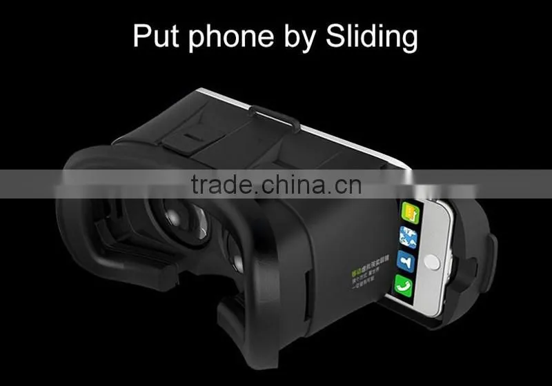 google Cardboard for 4.5-6 inch Smartphone 3D VR Box VR Glasses Virtual Reality Headset With bluetooth remote VR II box