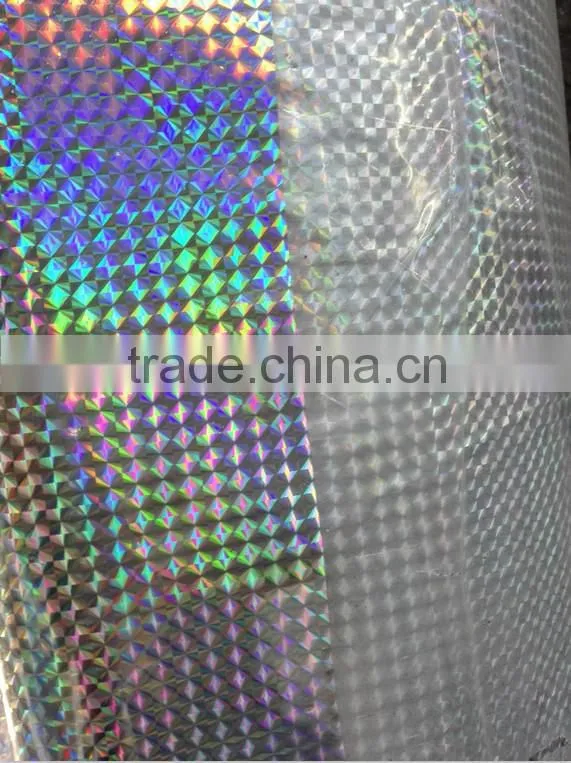 Holographic film self adhesive sticker