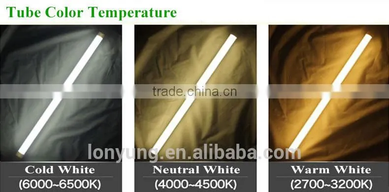 1.2m led tube 120v 277v led tube industrial light T8 6000k 277v