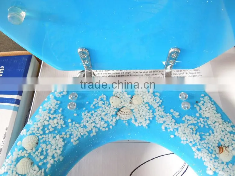 Popular exotic resin toilet seat cover
