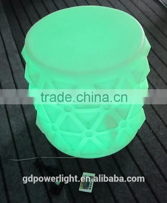 New PE plastic Stool with LED lights & remote control YXF-5048