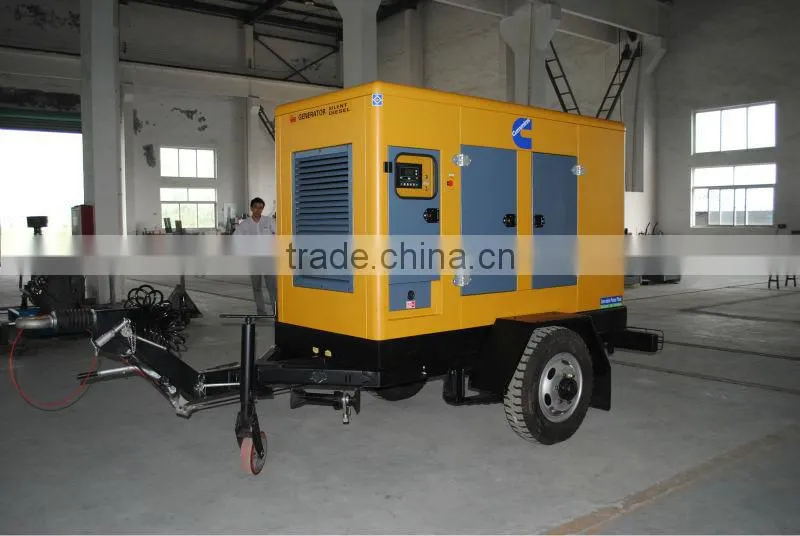 CE,ISO approved 20-800kw trailer type silent diesel generator