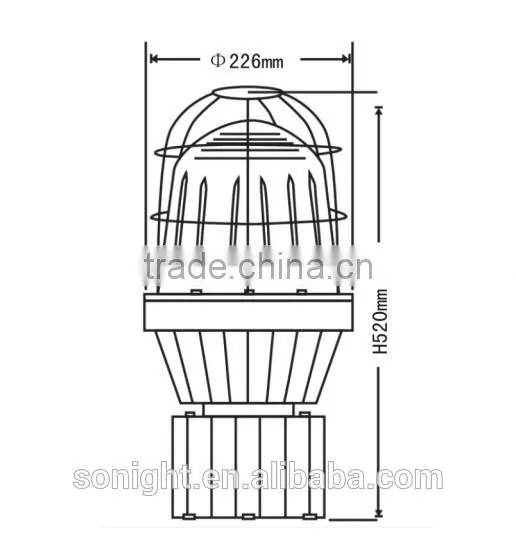 New Product Explosion-proof 23/40/50watt Outdoor AC85-265V 5 years warranty IP65 explosion- proof Light