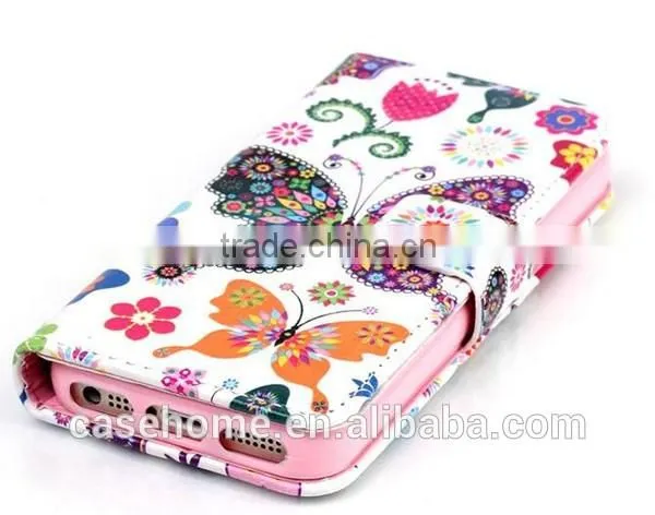 Girls Style Flip PU Leather Phone Case Cover For Apple iPhone 6s