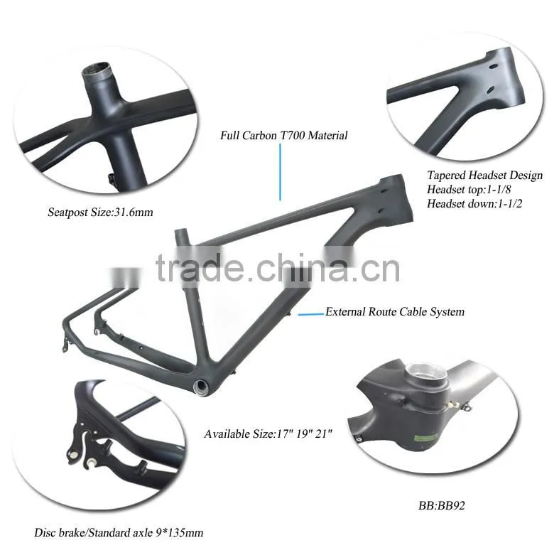 ICAN BIKES 27.5er mtb carbon frame 650b ,MTB carbon frame 27.5 xt275