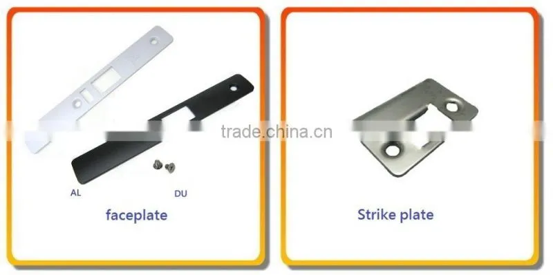 1-1/8 inch Euro Version Reversible Deadlatch Mortise Lock